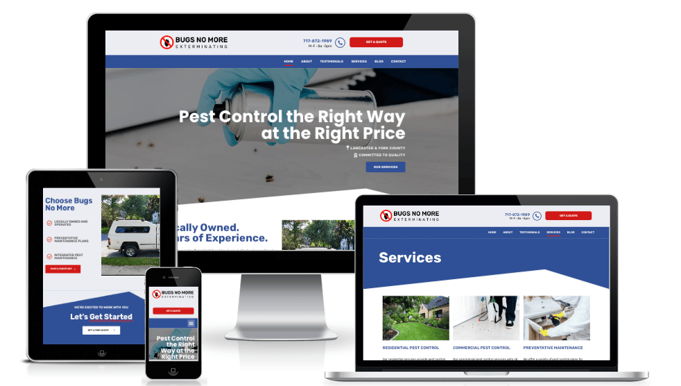 Contact Us - Bugs No More Exterminating